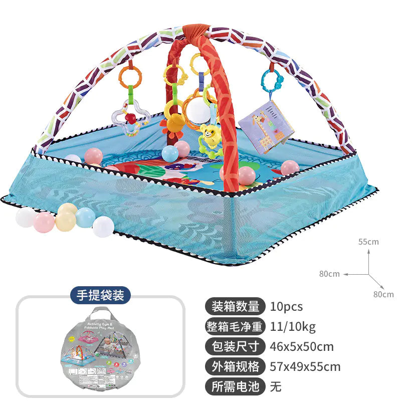 Baby Play Gym with Activity Mat & Balls