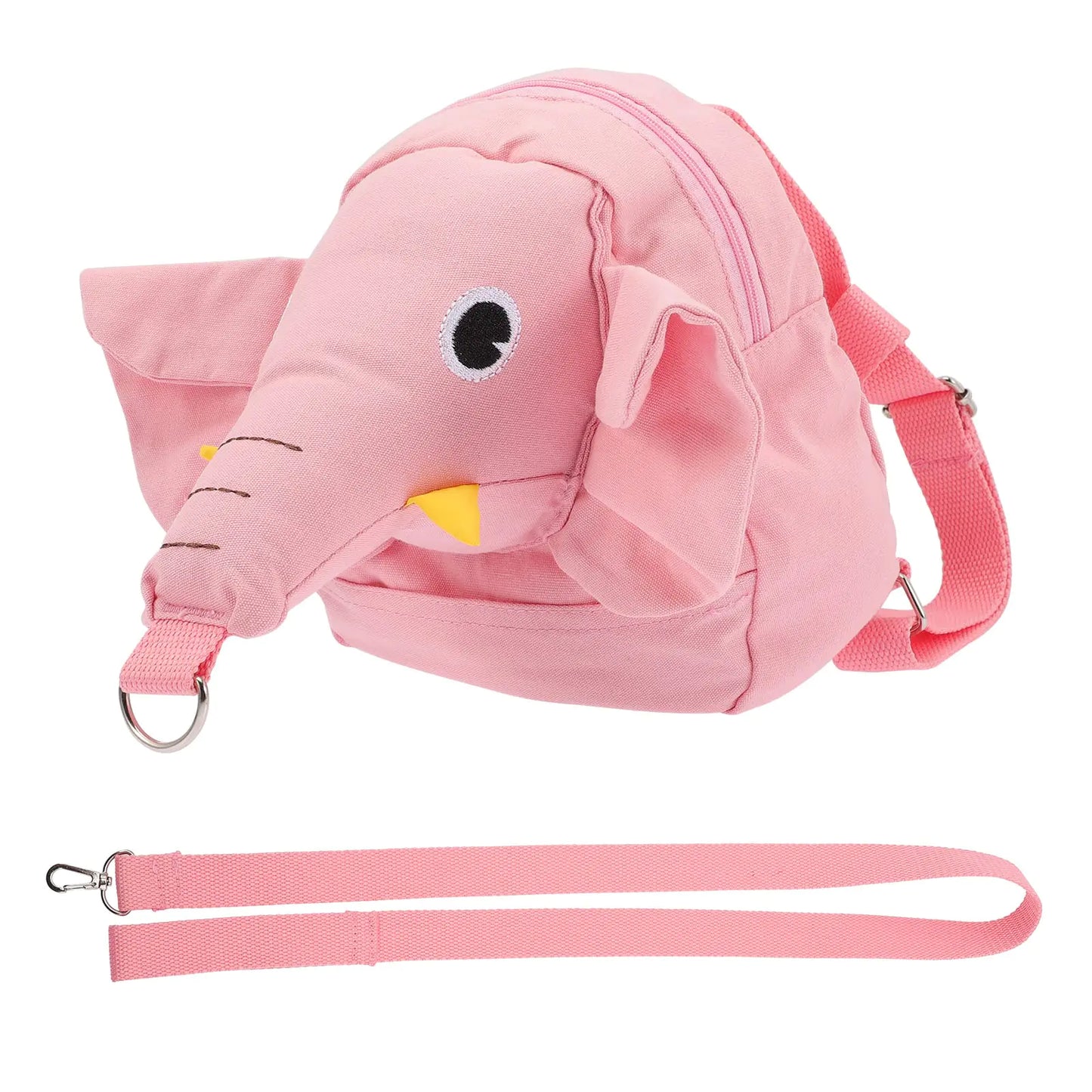 LUOZZY Elephant Toddler Backpack with Leash (Pink)