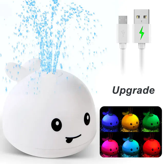 Light-Up Dino Bath Toy – Water Spray Fun