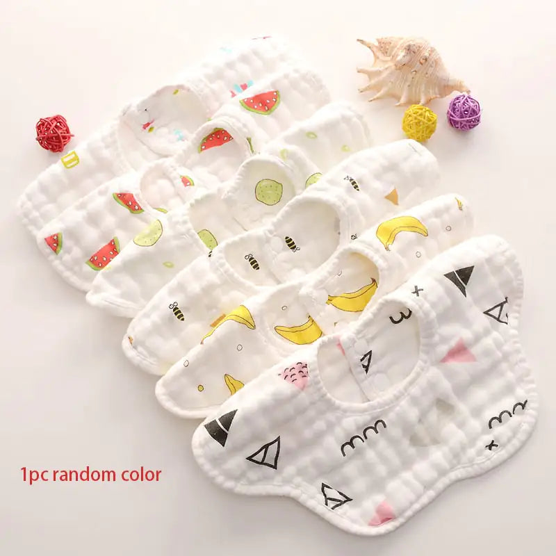 Baby Bibs and Infant Rice Pocket Saliva Towels