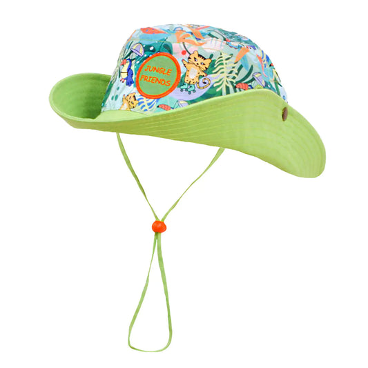 Milk&Moo Kids Sun Hat – Unisex Jungle Friends