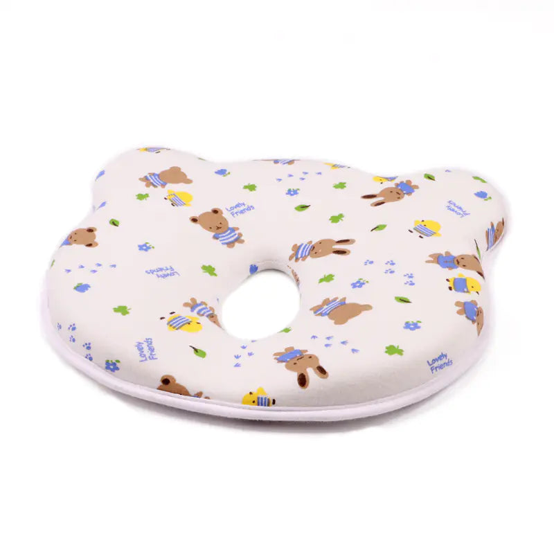 Kindora Memory Foam Baby Pillow — Gentle Head Shaping Cushion