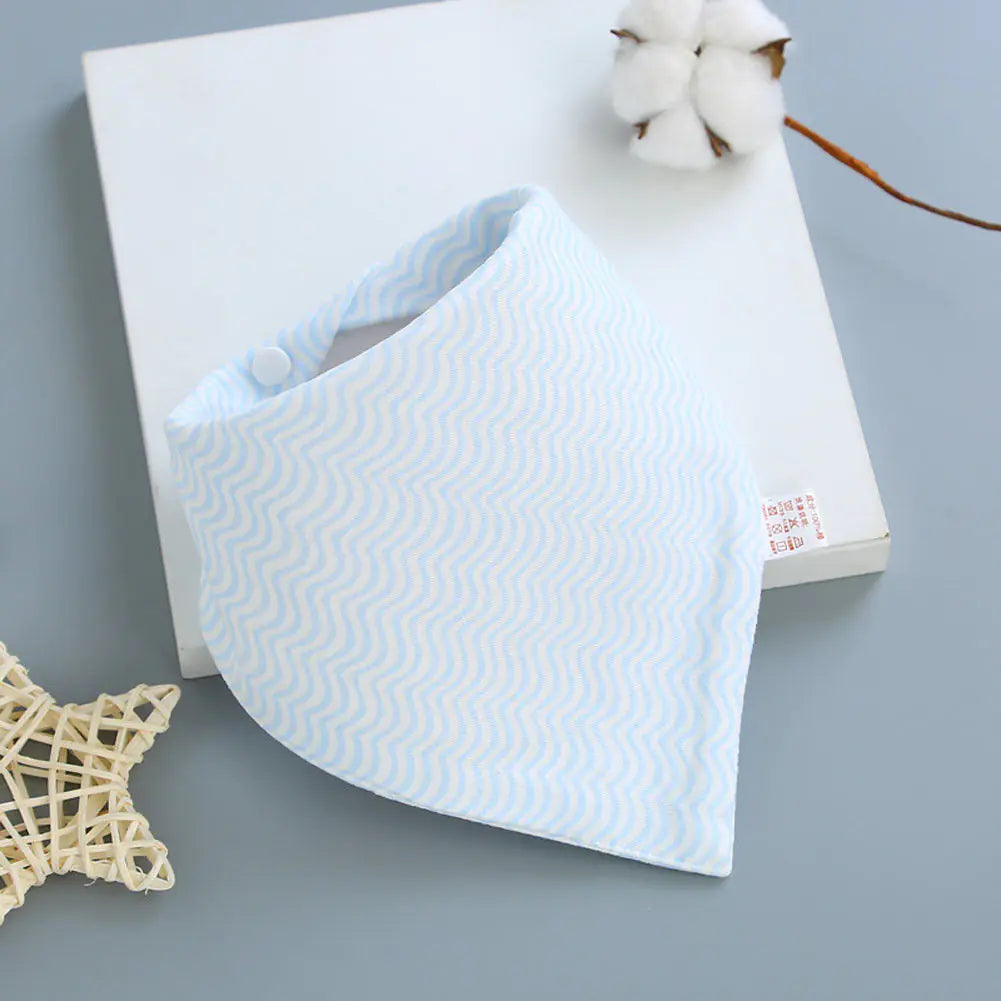 Baby Bibs and Cotton Triangle Scarves for Infants