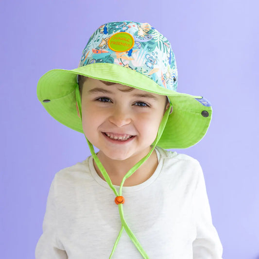 Milk&Moo Kids Sun Hat – Unisex Jungle Friends