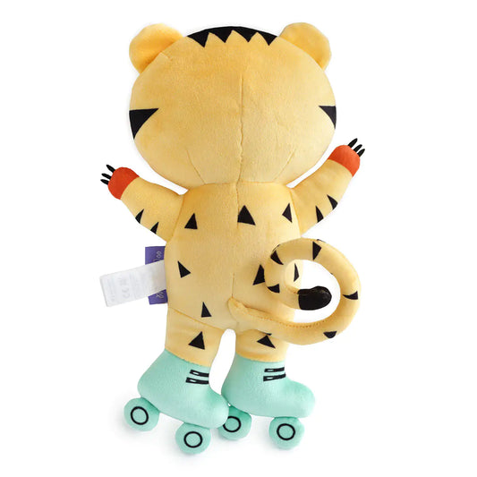 Milk&Moo Skater Cheetah Plush – Soft Cuddly Toy with Adorable Roller Skates