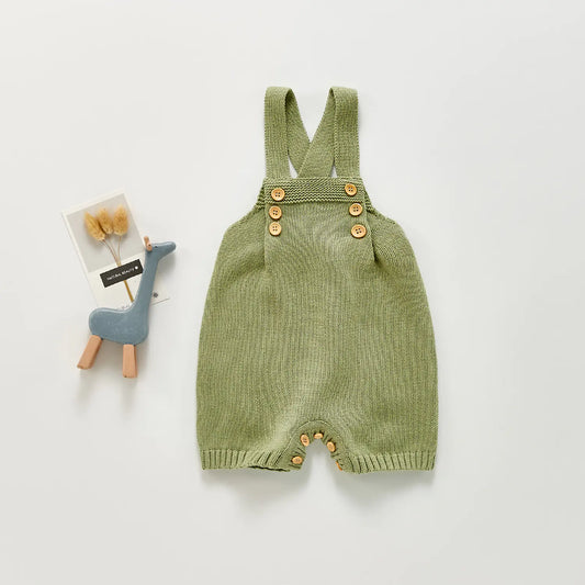 Cozy Autumn Cotton Baby Romper