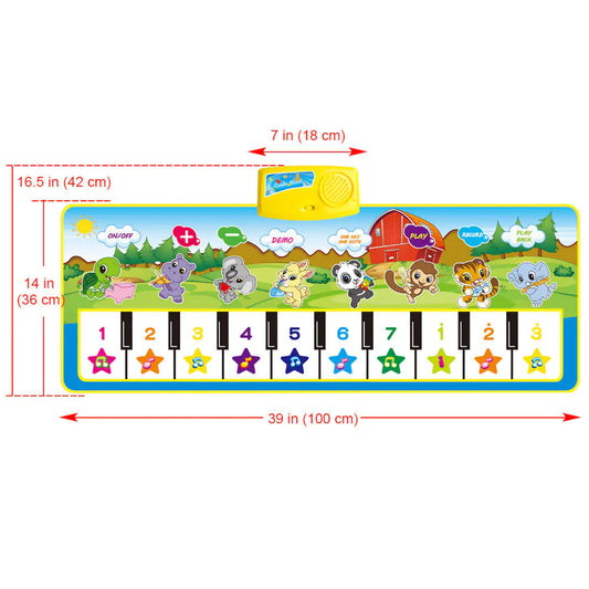 🎹 Musical Farm Adventure Piano Play Mat
