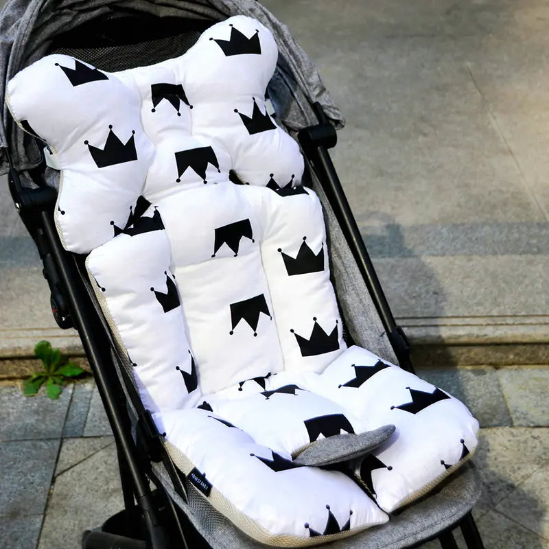 ⭐ Cozy Cotton Cushion for Baby Strollers & High Chairs
