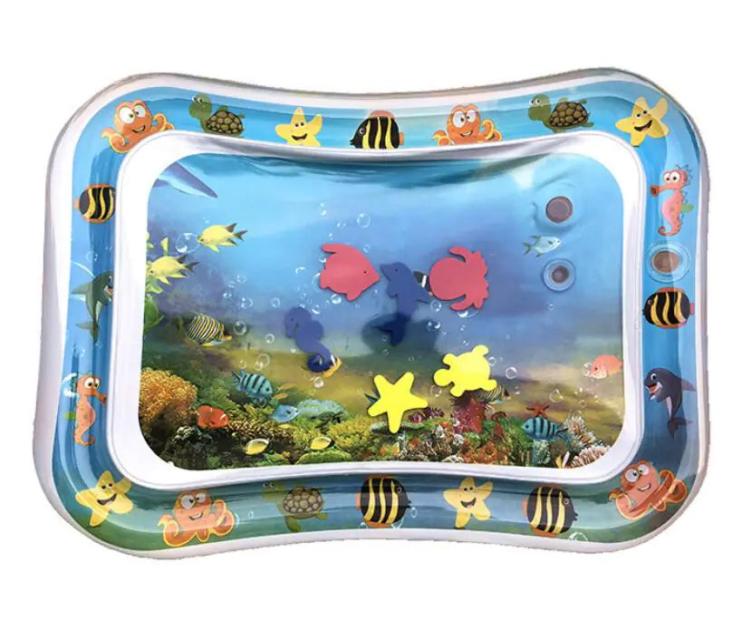 💦 Large Inflatable Baby Water Play Mat – Sensory Tummy Time Fun for Infants