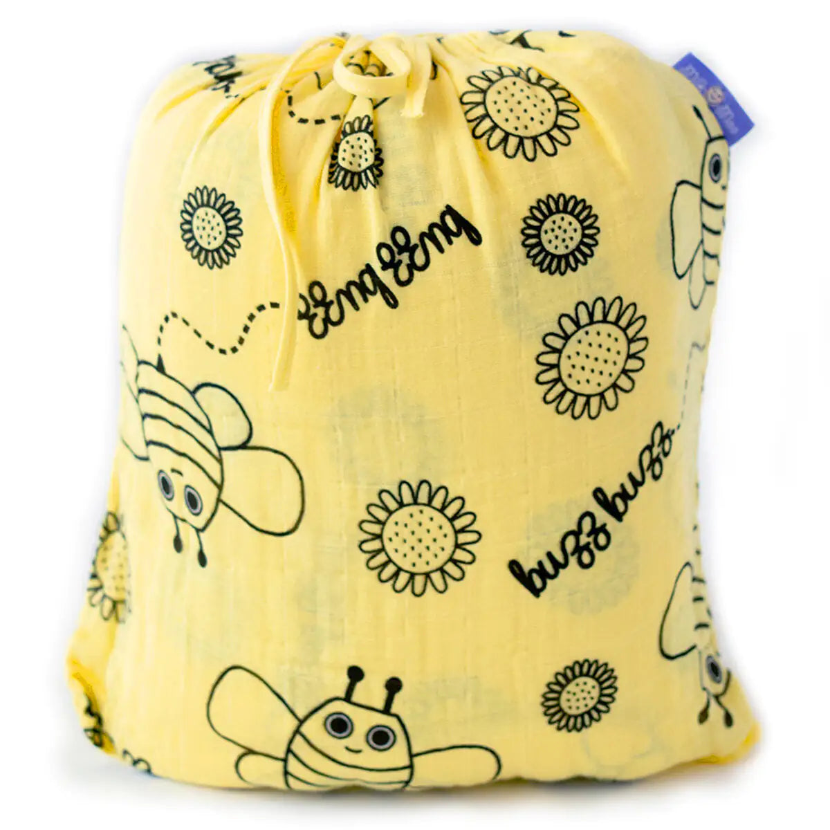 🐝 Buzzy Bee Turkish Cotton Baby Blanket