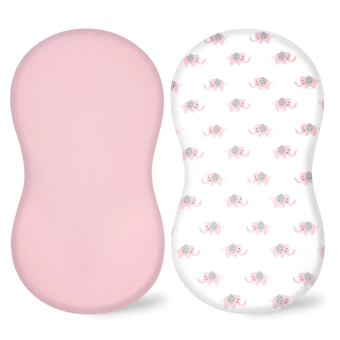Cozy Elastic Fitted Cradle & Changing Table Sheet – Safari & Floral Prints
