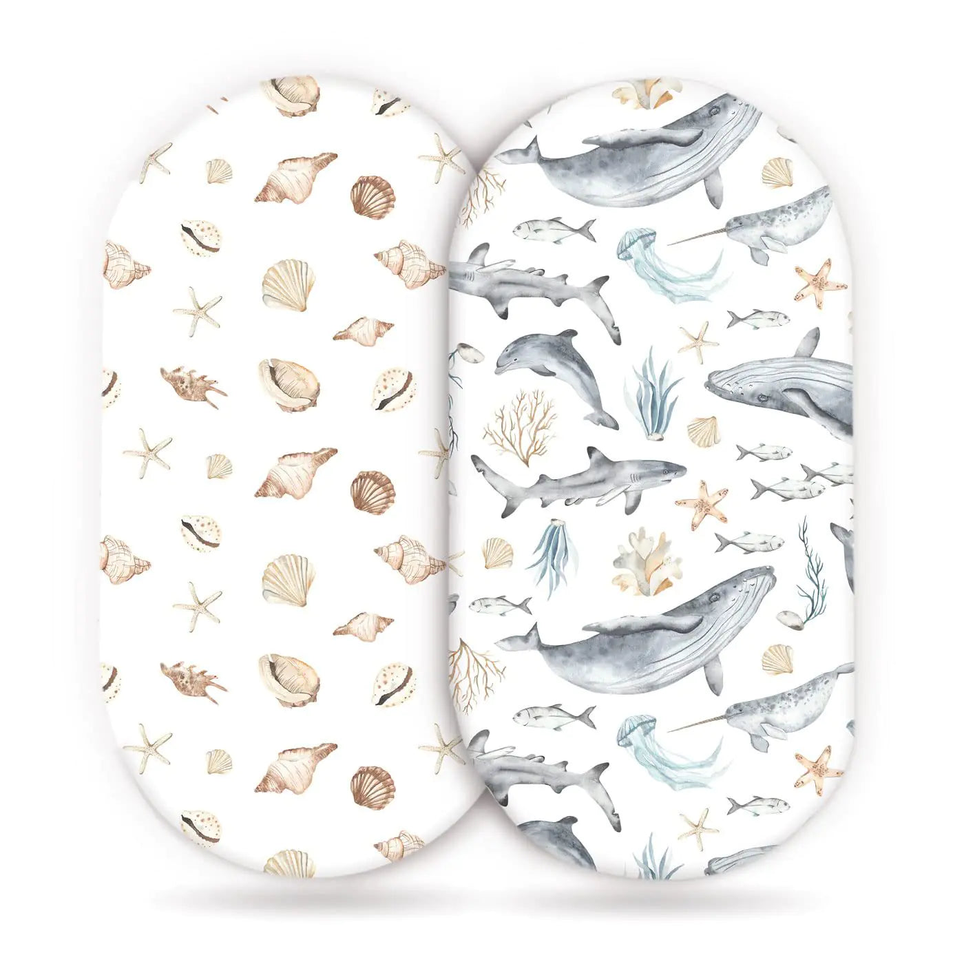Cozy Elastic Fitted Cradle & Changing Table Sheet – Safari & Floral Prints