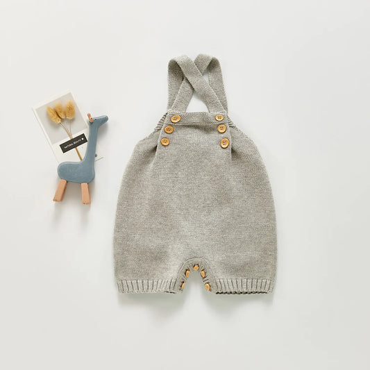 Cozy Autumn Cotton Baby Romper