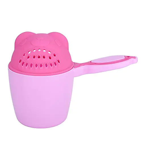 🐻 Bear Buddy 2-Pack Shampoo Rinse Cups – Gentle Waterfall Rinser for Kids