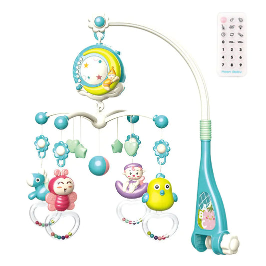 🌟 Musical Crib Mobile with Starry Projection & Lullabies