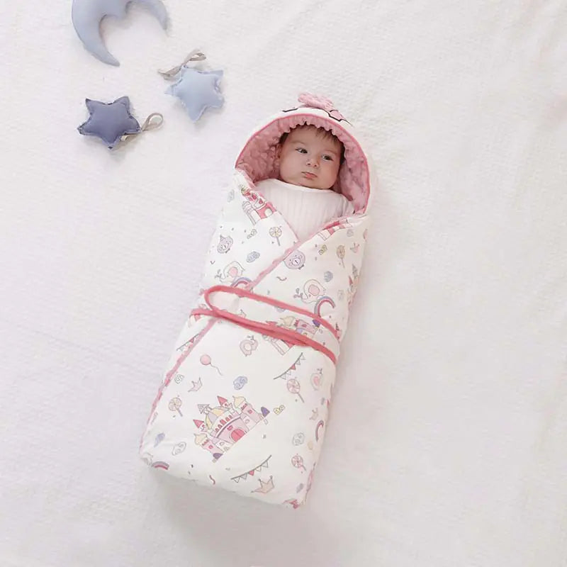 Cozy Cotton Baby Swaddle Blanket (Autumn/Winter)