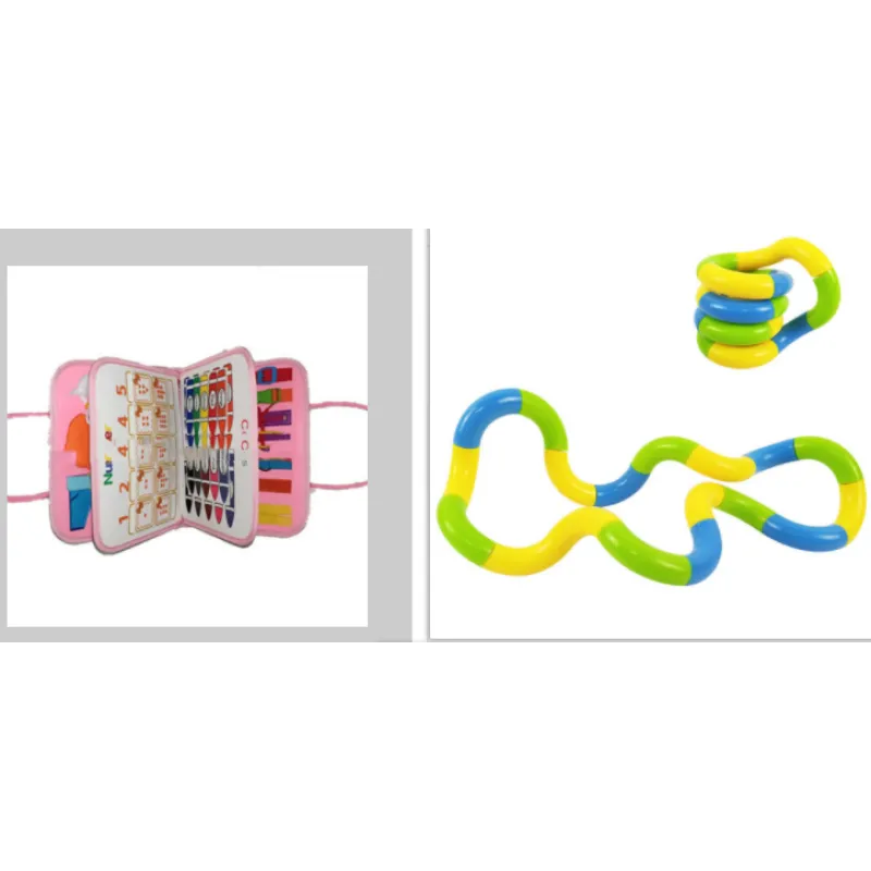 Kindora Montessori Busy Board — Travel Learning Activity Toy