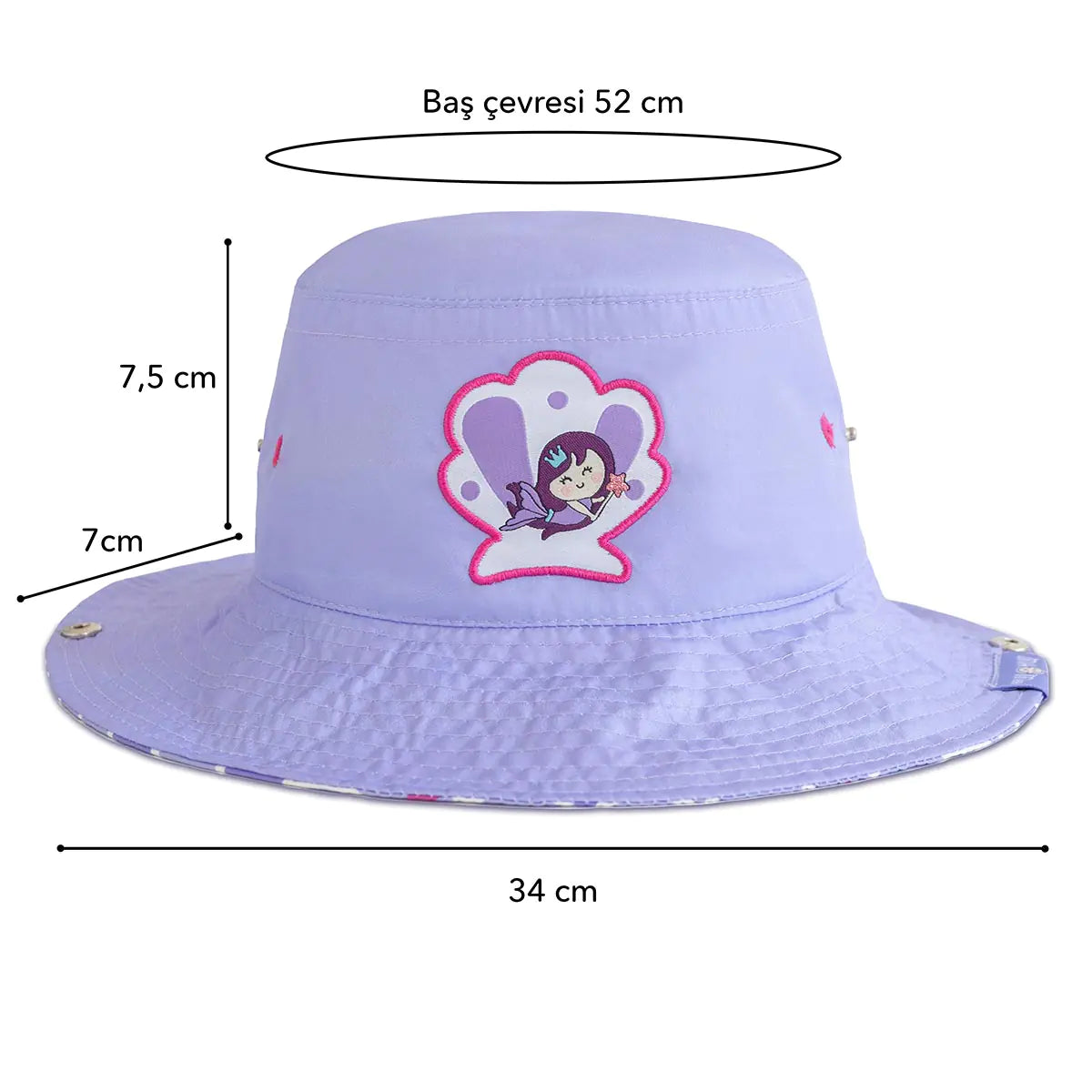 Milk&Moo Kids Sun Hat – Unisex Little Mermaid