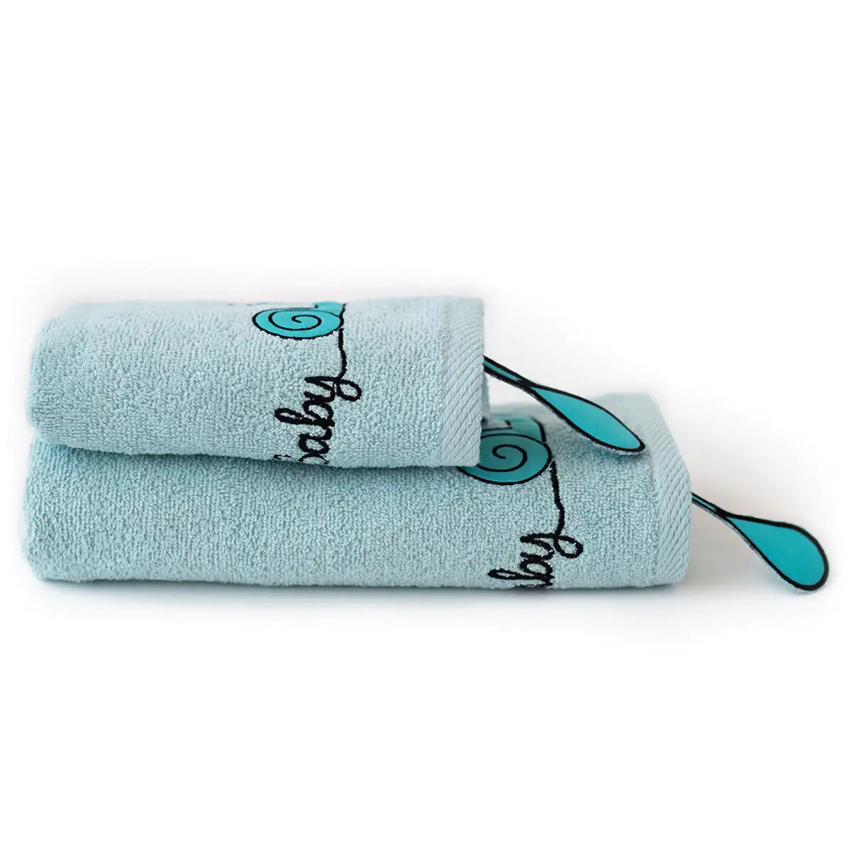 Milk&Moo™ Sangaloz Baby Towel Set – 2-Piece Ultra-Soft Cotton Towels